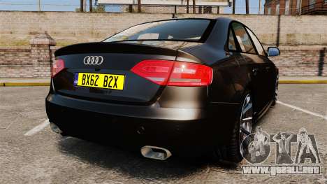 Audi S4 Unmarked Police [ELS] para GTA 4