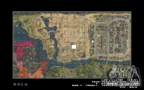 Rapid opening map para GTA San Andreas