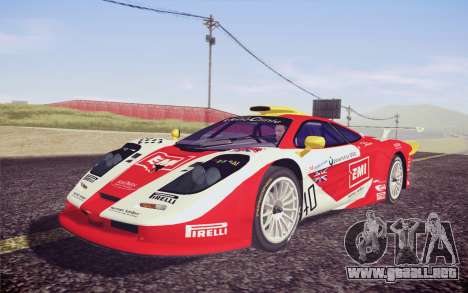 McLaren F1 GTR Longtail 22R para GTA San Andreas