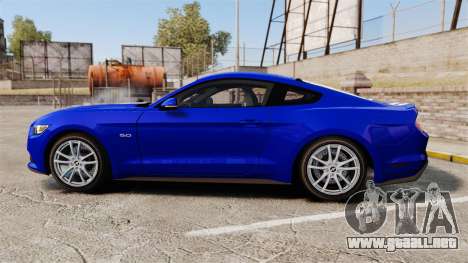 Ford Mustang GT 2015 Stock para GTA 4