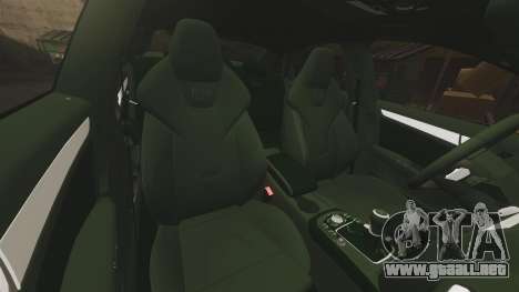 Audi S4 ANPR Interceptor [ELS] para GTA 4