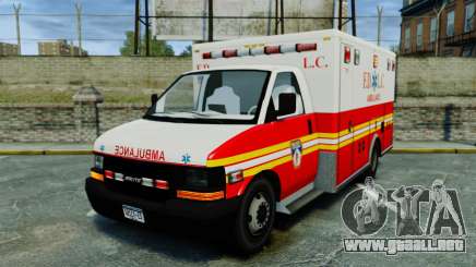 Brute FDLC Ambulance [ELS] para GTA 4