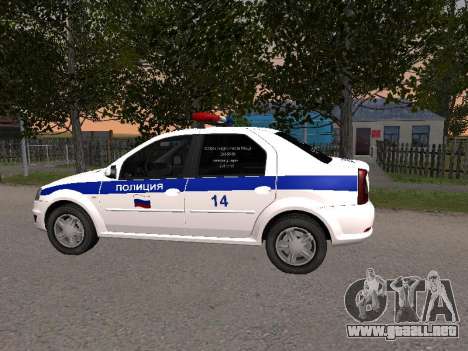 Renault Logan ДПС para GTA San Andreas