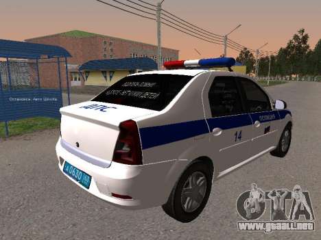 Renault Logan ДПС para GTA San Andreas