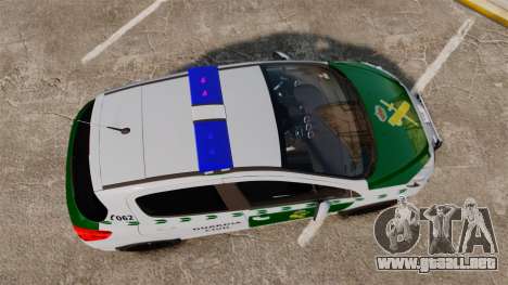 Peugeot 308 GTi 2011 Guardia Civil para GTA 4