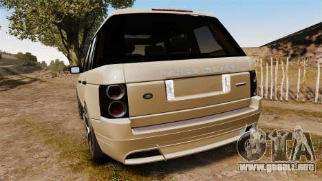 Range Rover Supercharger 2008 para GTA 4