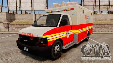 Brute Speedo FDLC Ambulance [ELS] para GTA 4