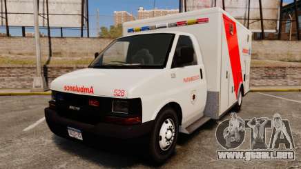 Brute Speedo RLMS Ambulance [ELS] para GTA 4