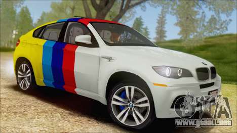 BMW X6M E71 2013 300M Wheels para GTA San Andreas