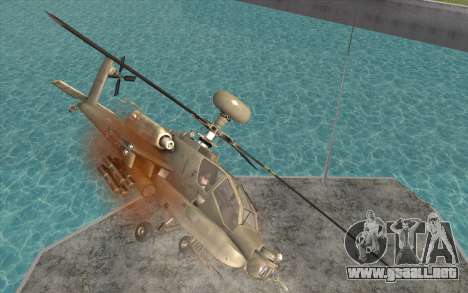 AH-64D Longbow Apache para GTA San Andreas