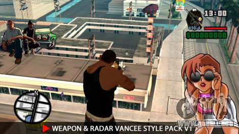 Weapon & Radar VanCee Style Pack v1 para GTA San Andreas