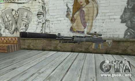 Rifle de francotirador из MW2 para GTA San Andreas