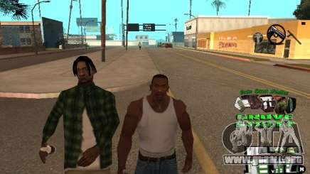 С-HUD Grove Street para GTA San Andreas