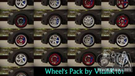 Wheels Pack by VitaliK101 para GTA San Andreas