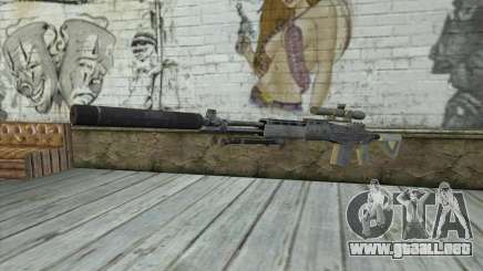 Rifle de francotirador из MW2 para GTA San Andreas