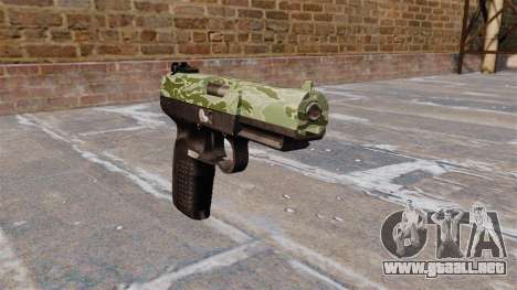 Pistola FN Five seveN Verde Camo para GTA 4