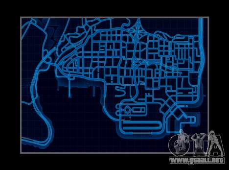 Mapa estilo de need For Speed World para GTA San Andreas