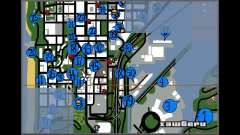 Hidden Photos Map para GTA San Andreas