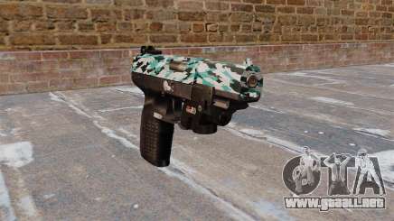 Pistola FN Five seveN LAM Aqua Camo para GTA 4