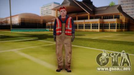 Trabajador de la carretera para GTA San Andreas