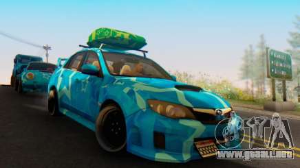 Subaru Impreza Blue Star para GTA San Andreas