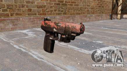 Pistola FN Five seveN LAM tigre Rojo para GTA 4