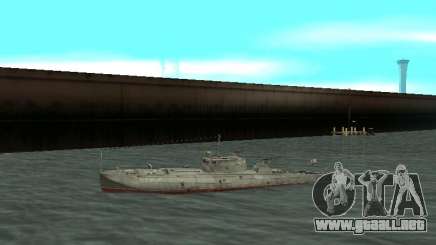Bote Torpedo tipo G-5 para GTA San Andreas