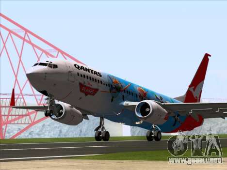 Boeing 737-800 Qantas para GTA San Andreas