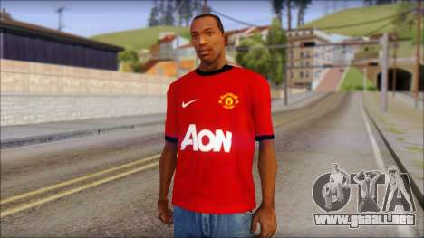 Manchester United 2013 T-Shirt para GTA San Andreas