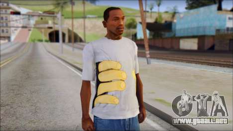 T-Shirt Hands para GTA San Andreas
