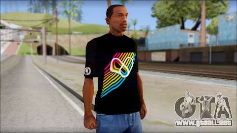 I Love Electro T-Shirt para GTA San Andreas