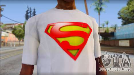 Superman T-Shirt para GTA San Andreas