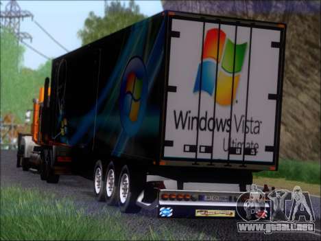 Прицеп Windows Vista Ultimate para GTA San Andreas