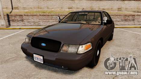 Ford Crown Victoria Sheriff [ELS] Unmarked para GTA 4