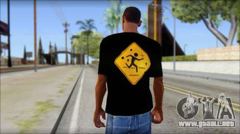 Running With Scissors T-Shirt para GTA San Andreas