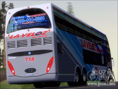 Metalsur Starbus DP 1 6x2 - La Veloz del Norte para GTA San Andreas