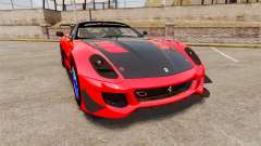 Ferrari F599 XX Evoluzione Simple CarbonFiber para GTA 4