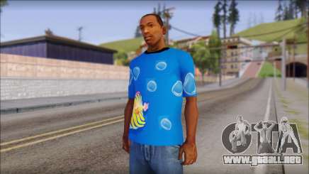 Fish T-Shirt para GTA San Andreas