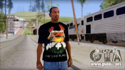 Metallica Master Of Puppets T-Shirt para GTA San Andreas