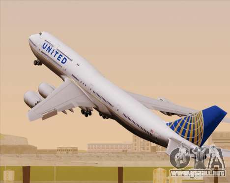 Boeing 747-8 Intercontinental United Airlines para GTA San Andreas