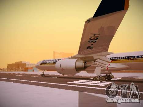 Airbus A340-600 Singapore Airlines para GTA San Andreas