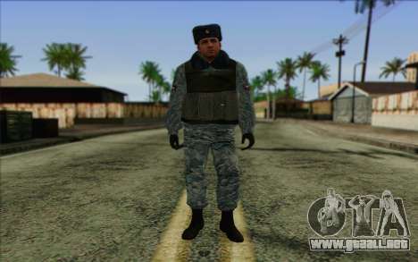 La policía rusa de la Piel 5 para GTA San Andreas