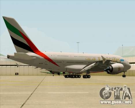 Airbus A380-841 Emirates para GTA San Andreas