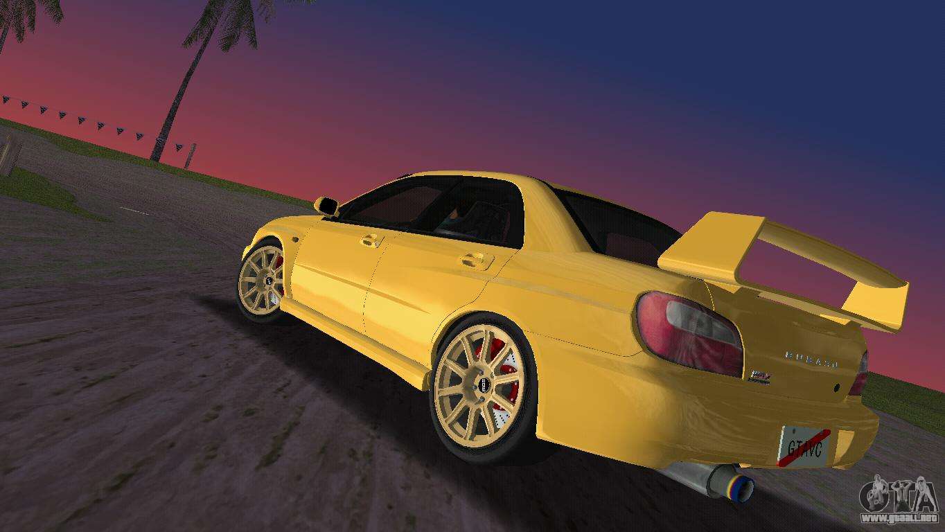 Subaru Impreza WRX 2002 Type 1 para GTA Vice City