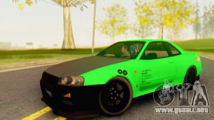 Nissan Skyline GT-R 34 para GTA San Andreas