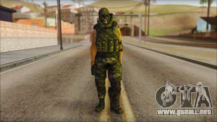 Claude Resurrection Skin from COD 5 v2 para GTA San Andreas