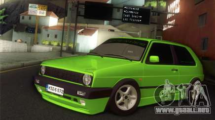 Volkswagen Golf Mk2 Zelengija para GTA San Andreas