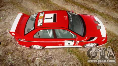 Mitsubishi Lancer Evolution VI 2000 Rally para GTA 4
