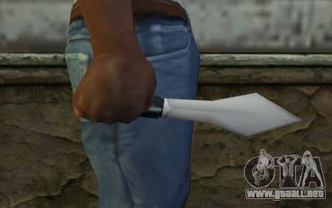 Knife from Cutscene para GTA San Andreas