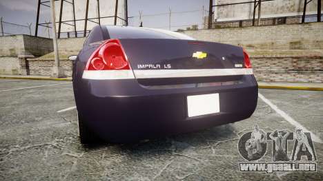 Chevrolet Impala 2010 Undercover [ELS] para GTA 4